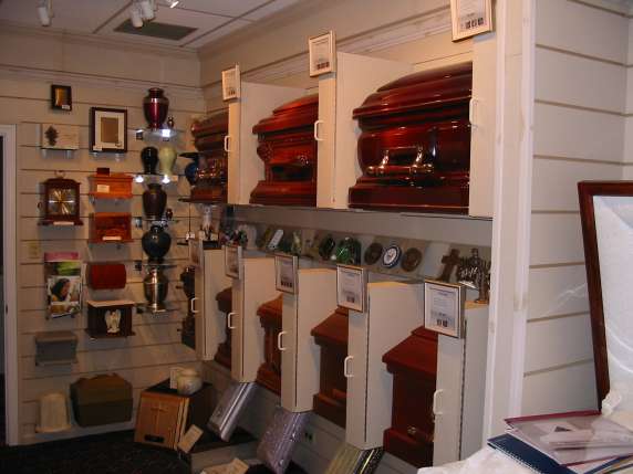 Funeral Product Selection Room 